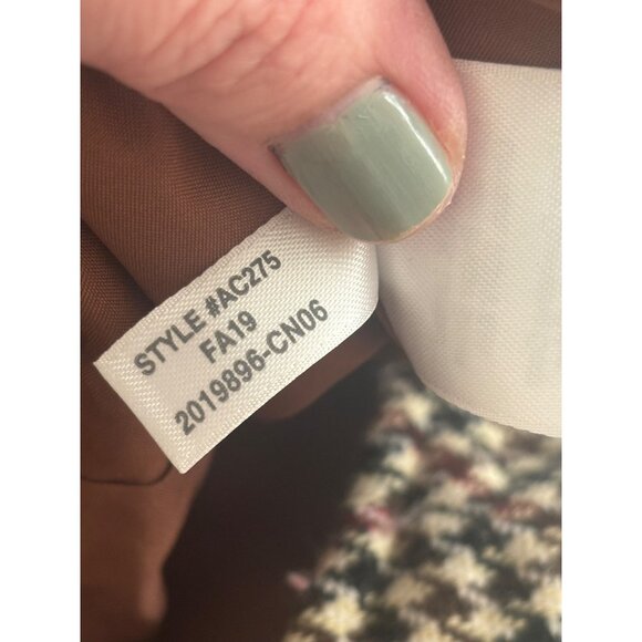 J.Crew Wool Blend Houndstooth Mini Skirt Womens Size 6 - Picture 6 of 9